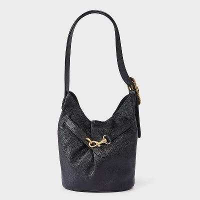 Suede Slouchy Bucket Shoulder Bag - A New Day™ Green | Target