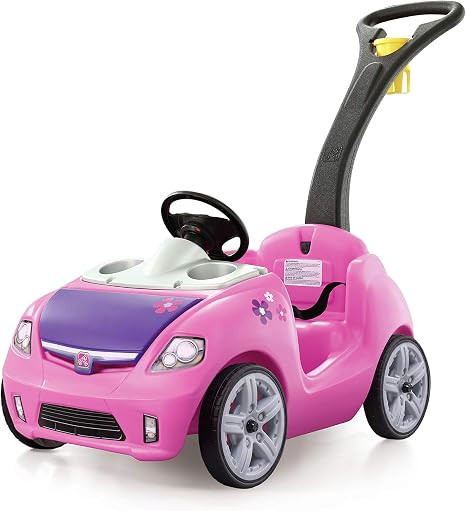 Step2 Whisper Ride II Push Car | Pink Toddler Ride On Toy | Amazon (US)