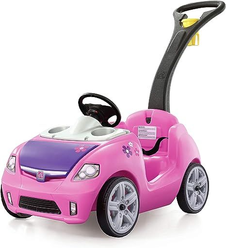 Step2 Whisper Ride II Push Car | Pink Toddler Ride On Toy | Amazon (US)