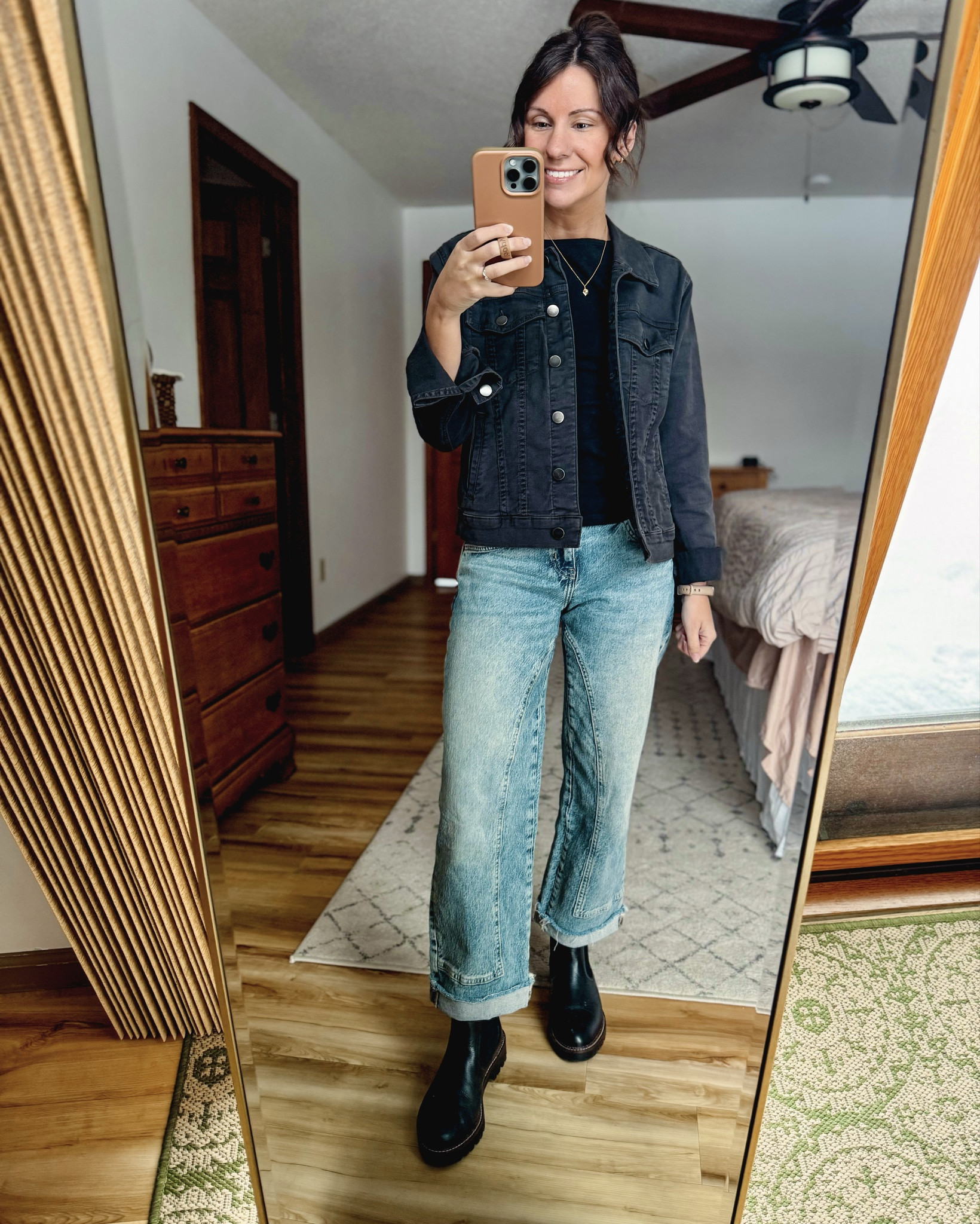 xs in my boat neck tank ( comes in so many colors!) and my denim jacket is older so I linked similar ones. My jeans are 24 short (short is out of stock— they’re a raw hem so easy to cut to fit!)🖤 my boots are size 6.5 

#LTKPetite #LTKootd #LTKgrwm