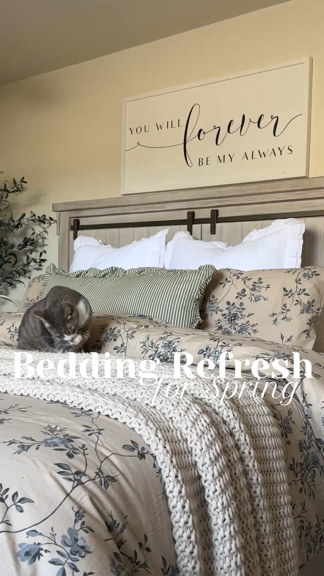 The prettiest bedding just in time for spring! This 100% cotton duvet cover is 30% off right now too! The euro pillow and duvet insert are from homegoods but I linked a few similar ones 🤍

#LTKSpringSale #LTKHome #LTKSeasonal