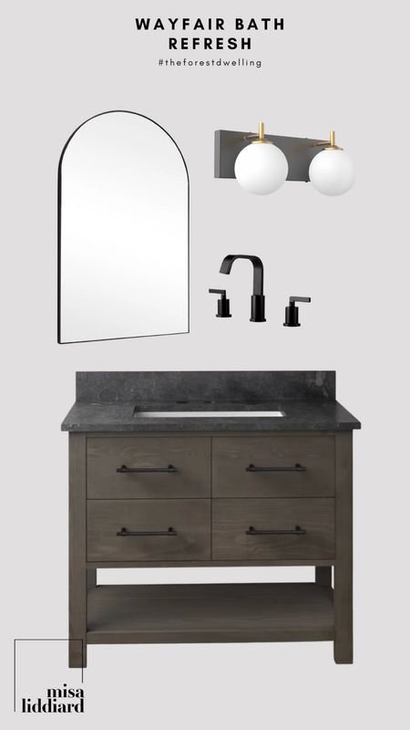 Wayfair has some of my favorite vanity options! If you aren’t going custom it’s great to add one of these to add some character.

#LTKFind #LTKhome