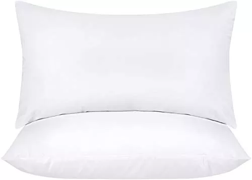 Utopia Bedding Throw Pillows Insert (Pack of 2, White) - 12 x 20