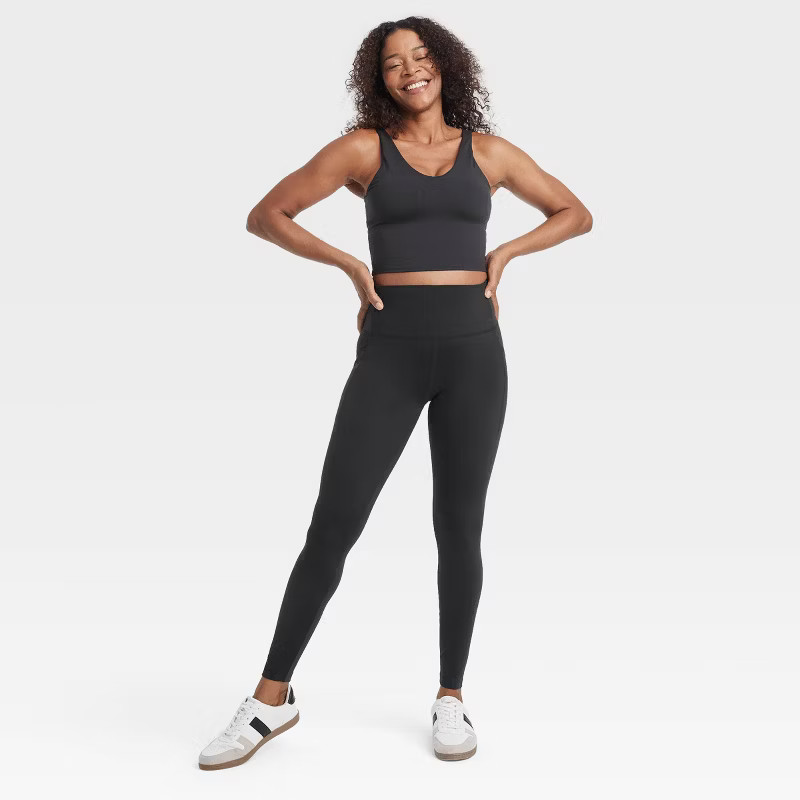 Women's High-Rise Winter Pocketed Leggings - All In Motion™ | Target