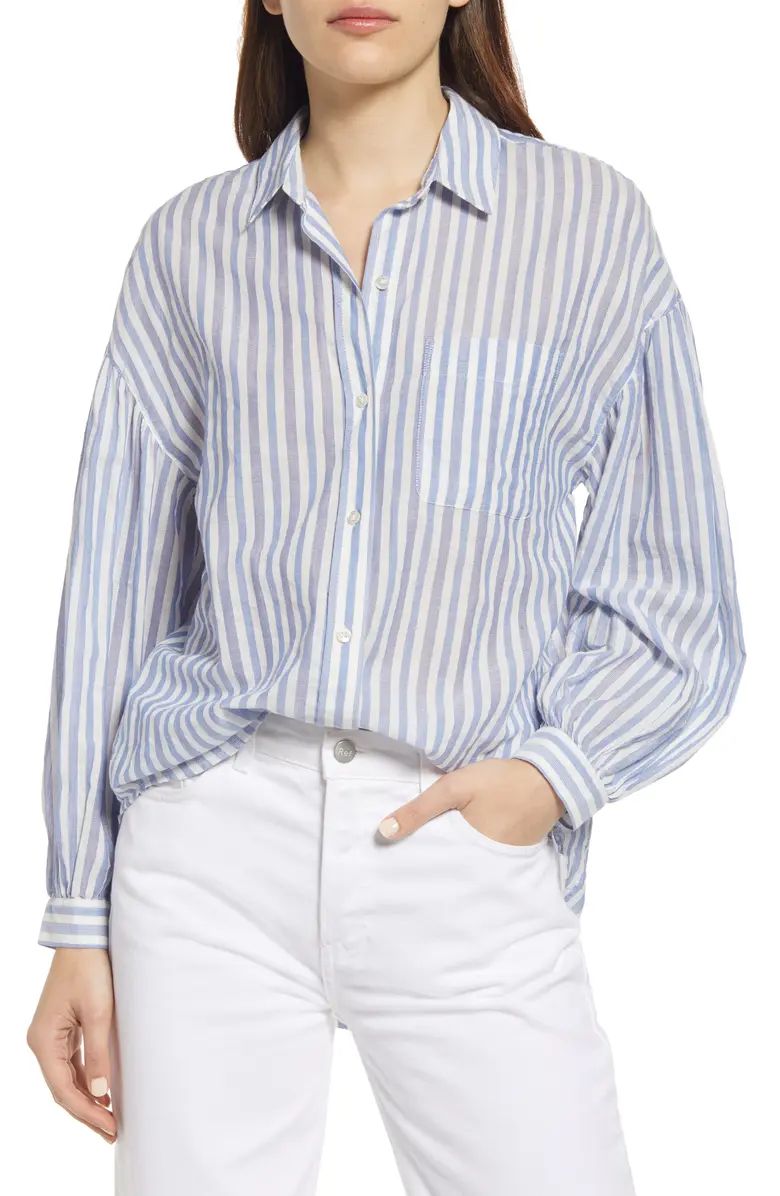 Janae Stripe Button-Up Shirt | Nordstrom