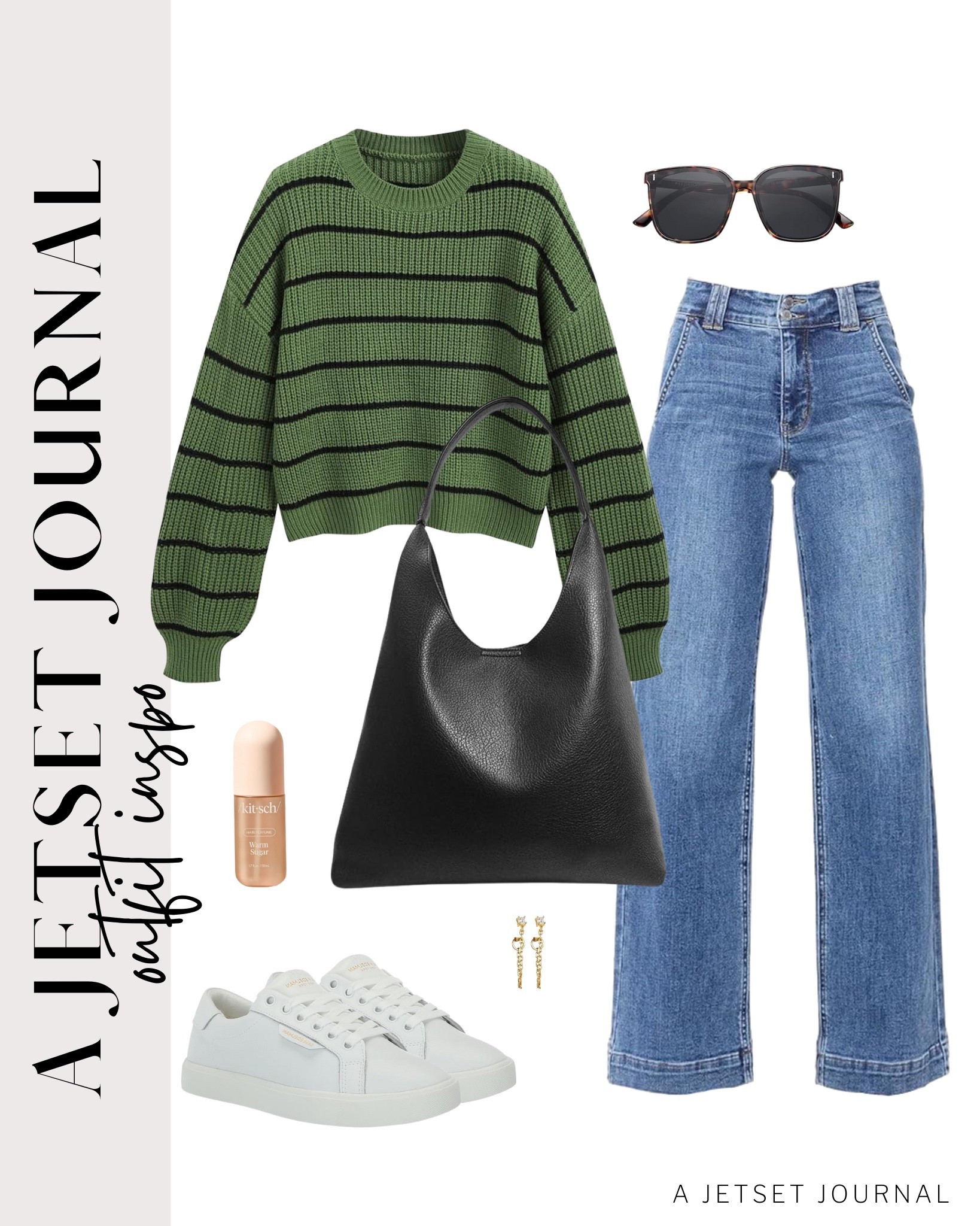 This new striped sweater is so fun to wear and so easy to style with jeans!
wide leg stretchy jeans, huggie hoop earrings, kitsch hair perfume, airport outfit, fall to winter fashion, comfy outfit, winter style, everyday look, running errand outfit idea, makeup favorite, beauty must have, affordable style, amazon fashion

#LTKSeasonal #LTKU #LTKFindsUnder50