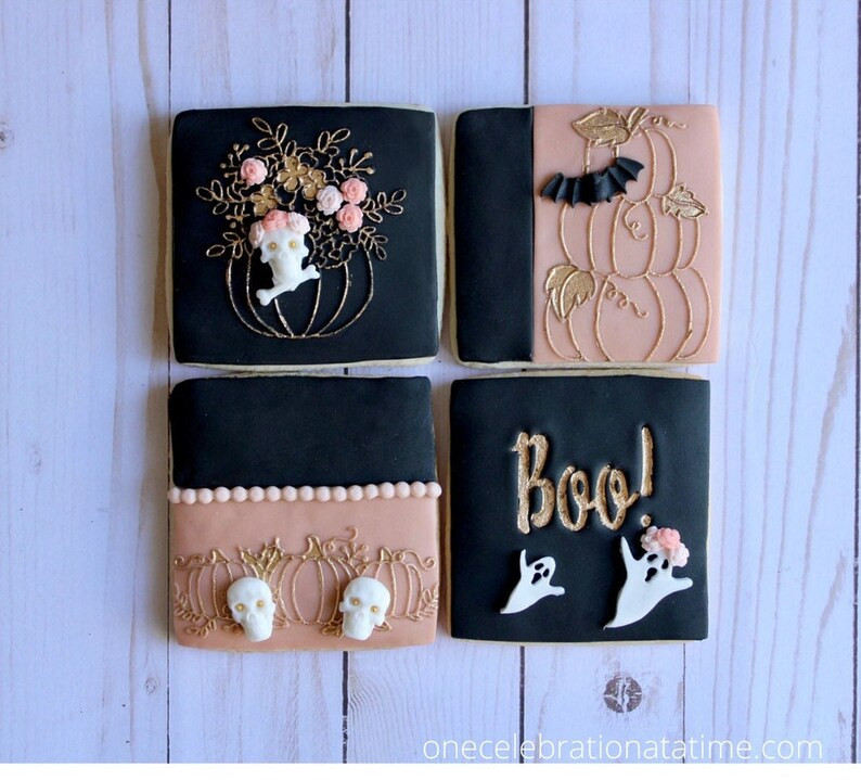 Dozen Halloween Cookies Decorated Cookies Sugar Cookies | Etsy | Etsy (US)