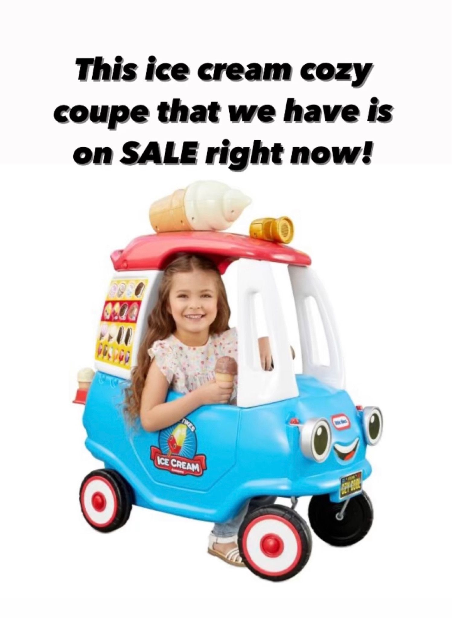 This ice cream cozy coupe is on sale right now! We got this for our daughter last year for her birthday and she LOVES it still! 

#LTKkids #LTKsalealert #LTKfamily