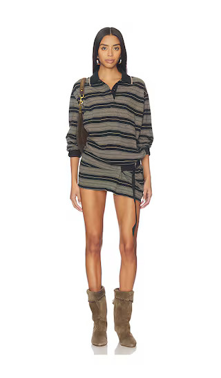 Isea Dress in Black & Ecru | Revolve Clothing (Global)