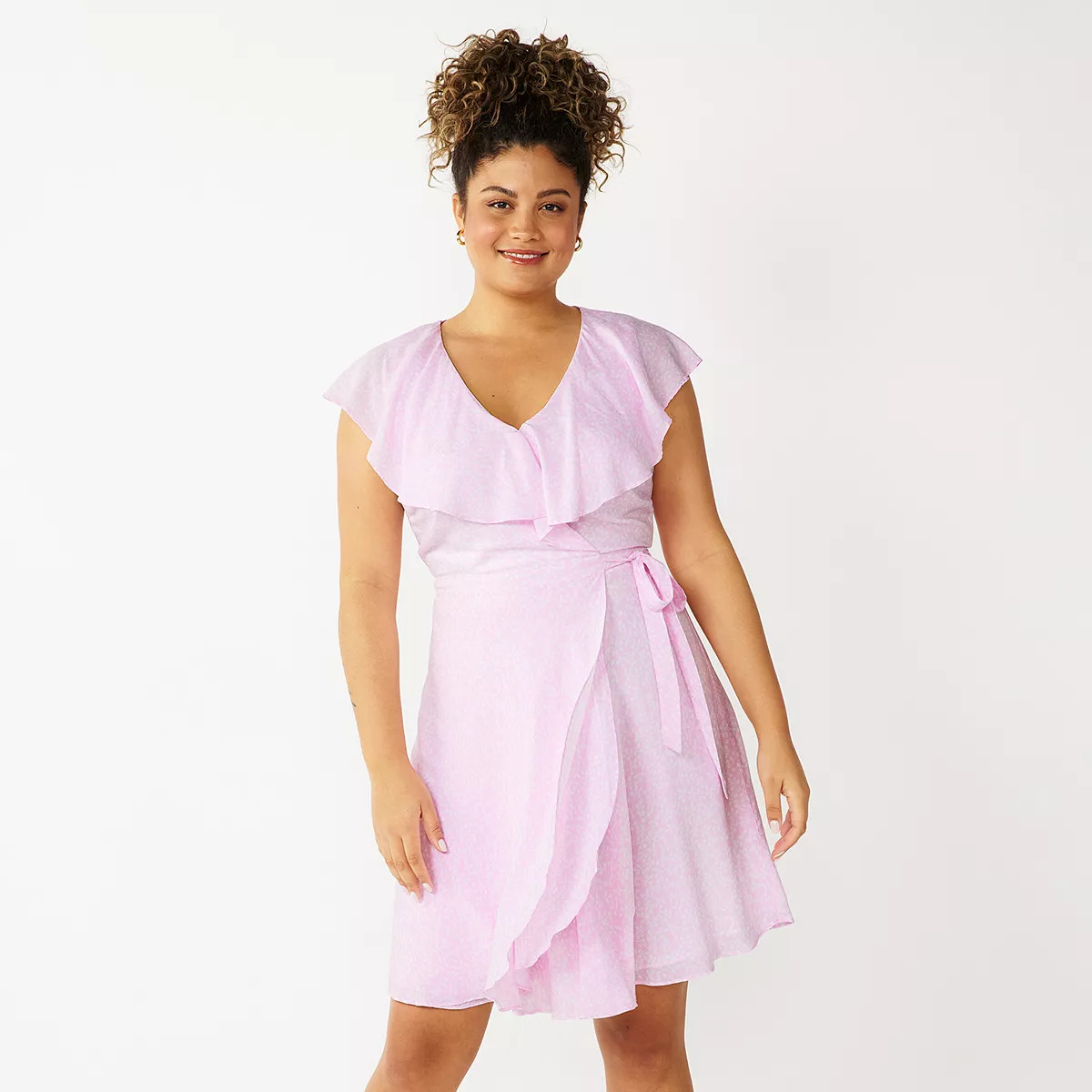 Women's DRAPER JAMES RSVP™ Ruffle Wrap Dress | Kohl's