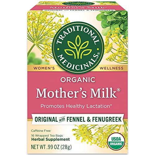 Traditional Medicinals Mother's Milk, Women's Tea, Organic, 16 CT (Pack - 3) | Amazon (US)