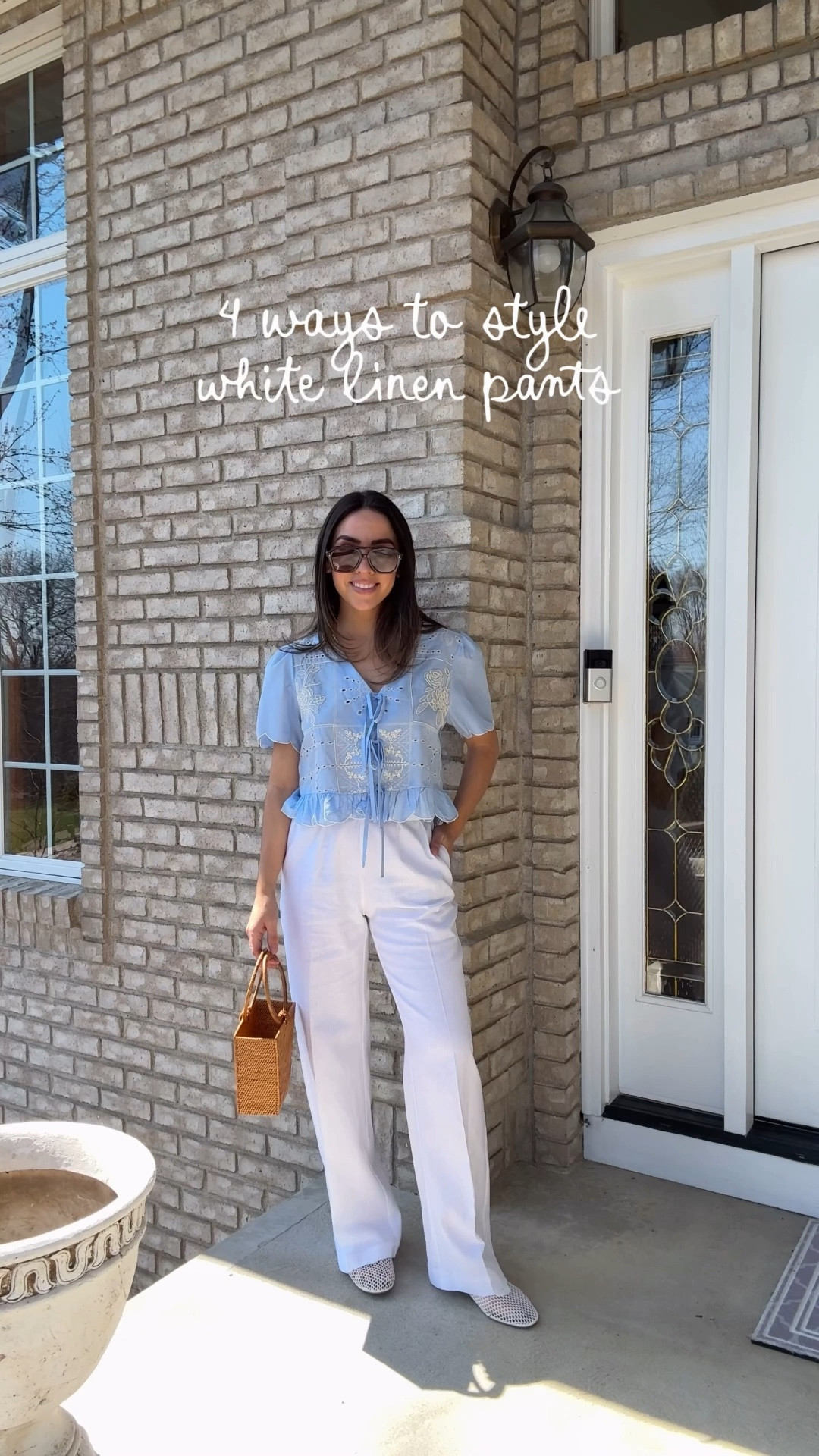 Wearing size XS in everything including the white linen pants 

Spring outfits 2026, Zara 

#LTKPetite #LTKootd