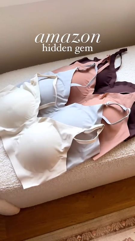 Amazon hidden gem 💎 this 5 pack seamless bras is such a good find! These bras are so comfortable!!

Amazon finds, Amazon must haves

#LTKSeasonal #LTKVideo #LTKfindsunder50