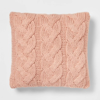 Chunky Cable Knit Throw Pillow - Threshold™ | Target