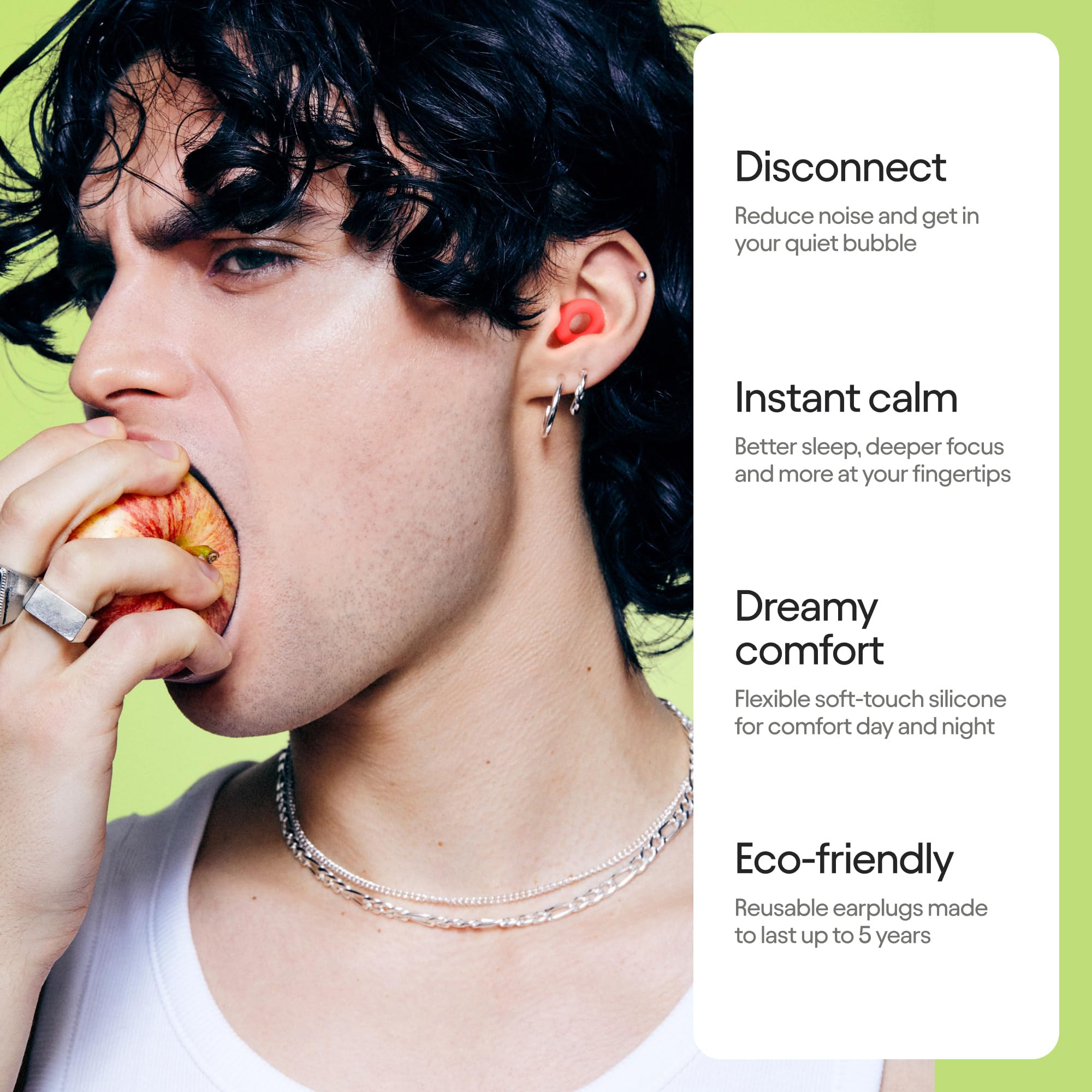 Loop Quiet 2 Ear Plugs – Ultra-Comfy Reusable Noise-Reducing Earplugs for Sleep, Deep Focus, Tr... | Amazon (US)