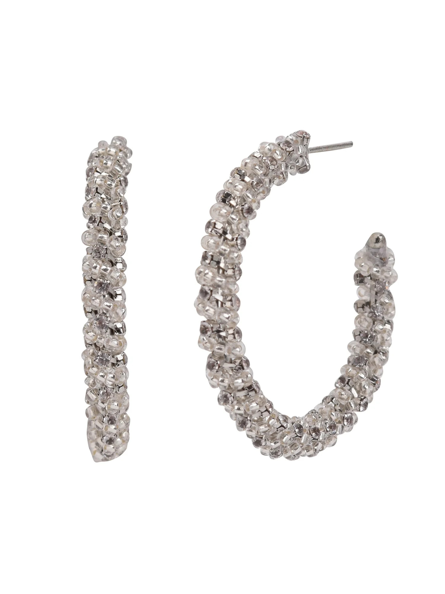 Time And Tru Eb Imrh Cry Hoop Earring - Walmart.com | Walmart (US)