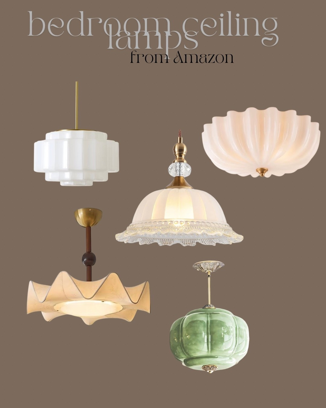 Bedroom ceiling lamps im loving 

Ceiling lamps, lights bedroom

#LTKHome