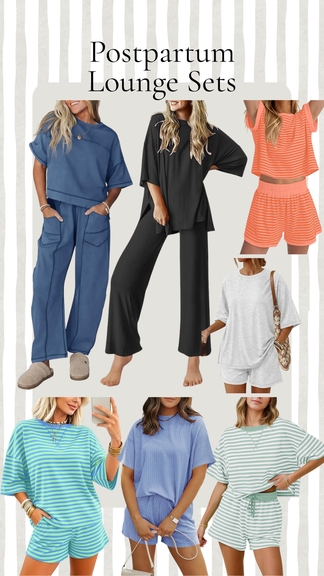 Lounge sets that are perfect for postpartum!  

 #LTKmomlife #LTKBaby #LTKBump