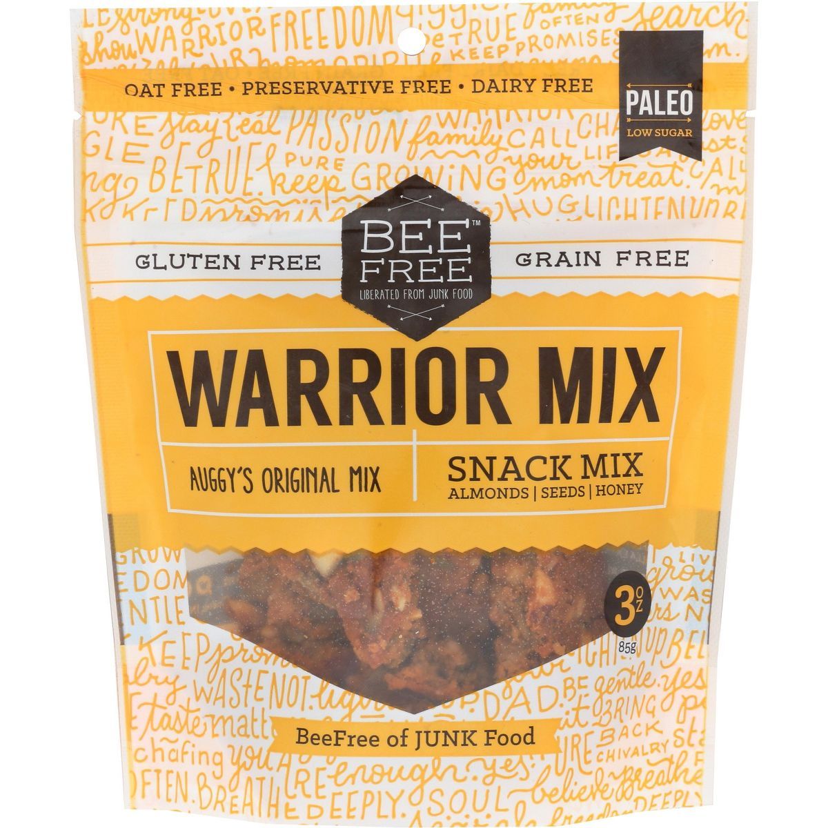 Bee Free Warrior Mix Auggy's Original Granola - Case of 6 - 3 oz | Target
