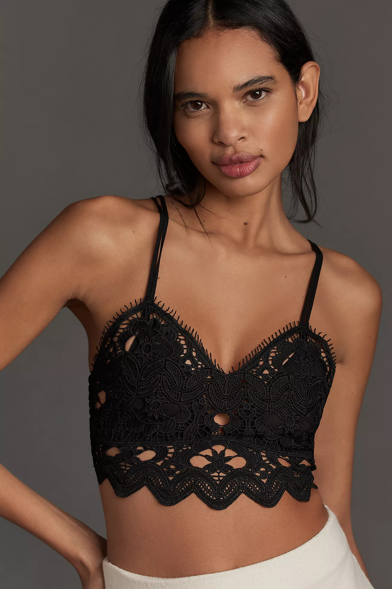 The Viviette Lace Bra Top | Anthropologie (US)
