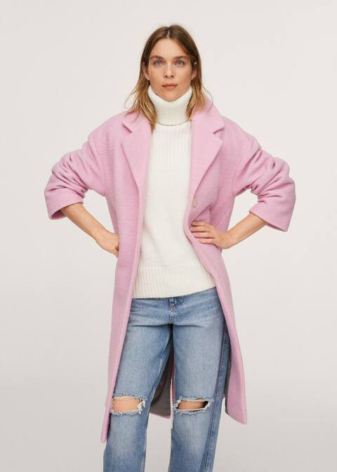 Oversize wool coat | MANGO (US)
