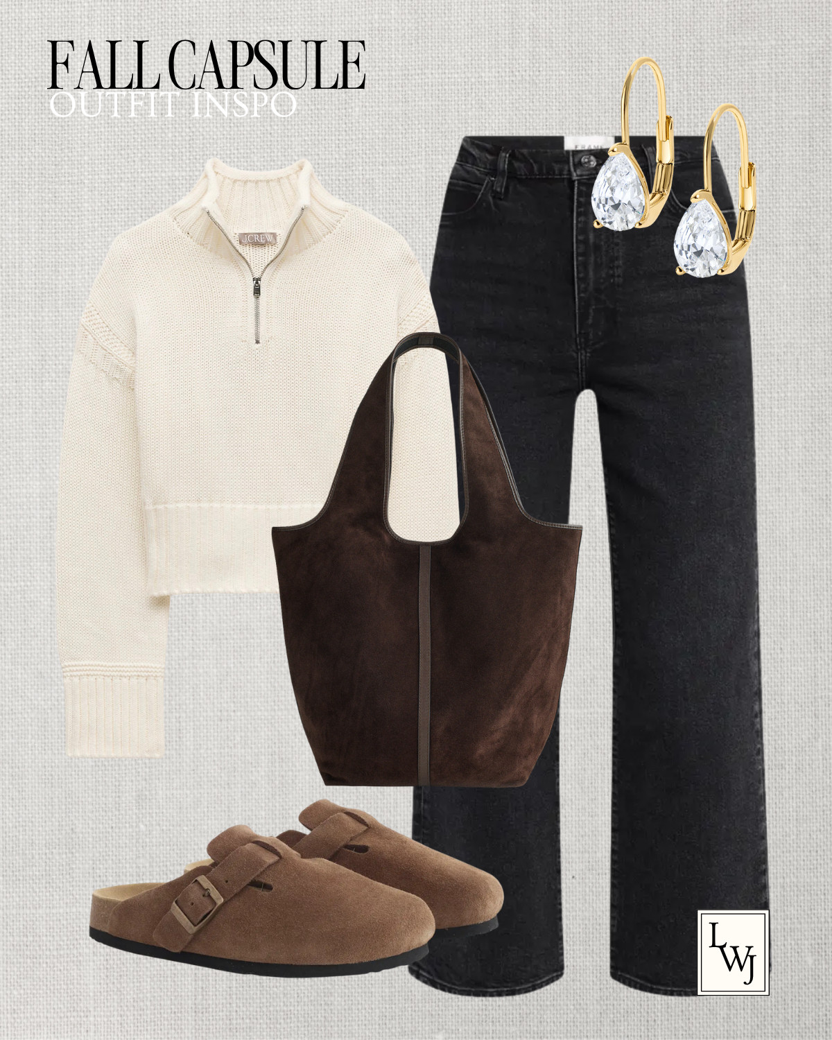 fall capsule wardrobe -- simple & polished outfit inspo fall style / fall outfits / aritzia / banana republic / jcrew / mango / varley / quince / wide leg jeans / straight leg jeans / ankle jeans / ballet flats / suede loafers / kitten heel booties / everyday leather boots / waterproof boots / matching sets / sherpa jacket / fleece jacket / adidas spezial sneakers / clog mules / bucket tote / suede tote / tory burch romy

#LTKootd #LTKSeasonal