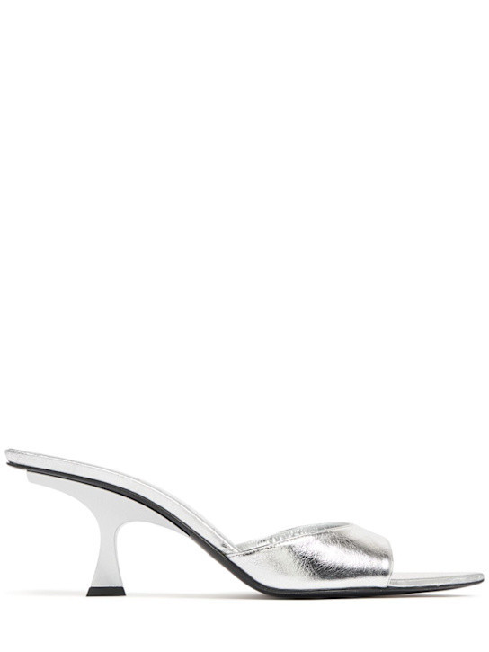 65mm Bes metallic leather mules | Luisaviaroma