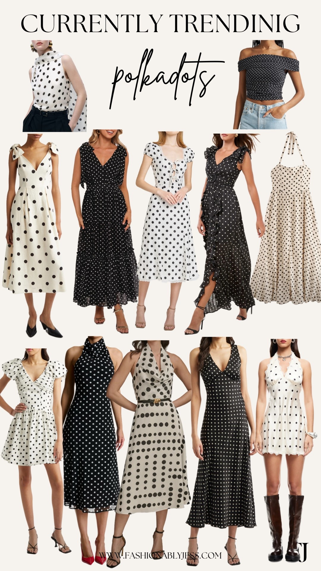 Currently trending for summer 2025 is polkadot!!!! 
Outfit Inspiration, Trendy outfit 
 Fashion Blogger,  Daily Outfits  
Summer Fashion, Beach Outfits  
Sunny Day Looks, Vacation Style  
Casual Chic, Summer Dresses  
Lightweight Fabrics, Street Style  
Budget-Friendly Fashion, Fashion Finds  
Closet Staples, Fashion Must-Haves  
Summer outfit, Summer fashion
Summer style, Warm weather looks
Beachwear, Vacation outfits, Summer Resort wear, Travel outfit, Poolside fashion, Butter yellow, Europe outfits 

 #LTKActive #LTKU
#LTKOver40 #LTKHome #LTKMidsize #LTKParties #LTKFindsUnder50 #LTKFindsUnder100 #LTKStyleTip
#LTKBeauty #LTKWorkwear #LTKSwim #LTKTravel #LTKShoeCrush #LTKKids #LTKFamily #LTKWedding #LTKSaleAlert #LTKItBag 
 #LTKFestival


#LTKSaleAlert #LTKSummerEdit #LTKOver40