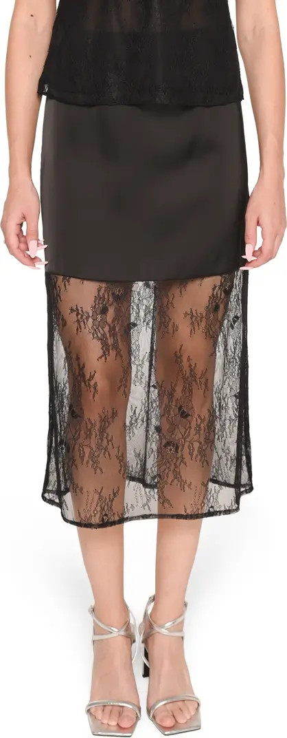 x Jourdan Sloane Kate Ruched Midi Skirt | Nordstrom