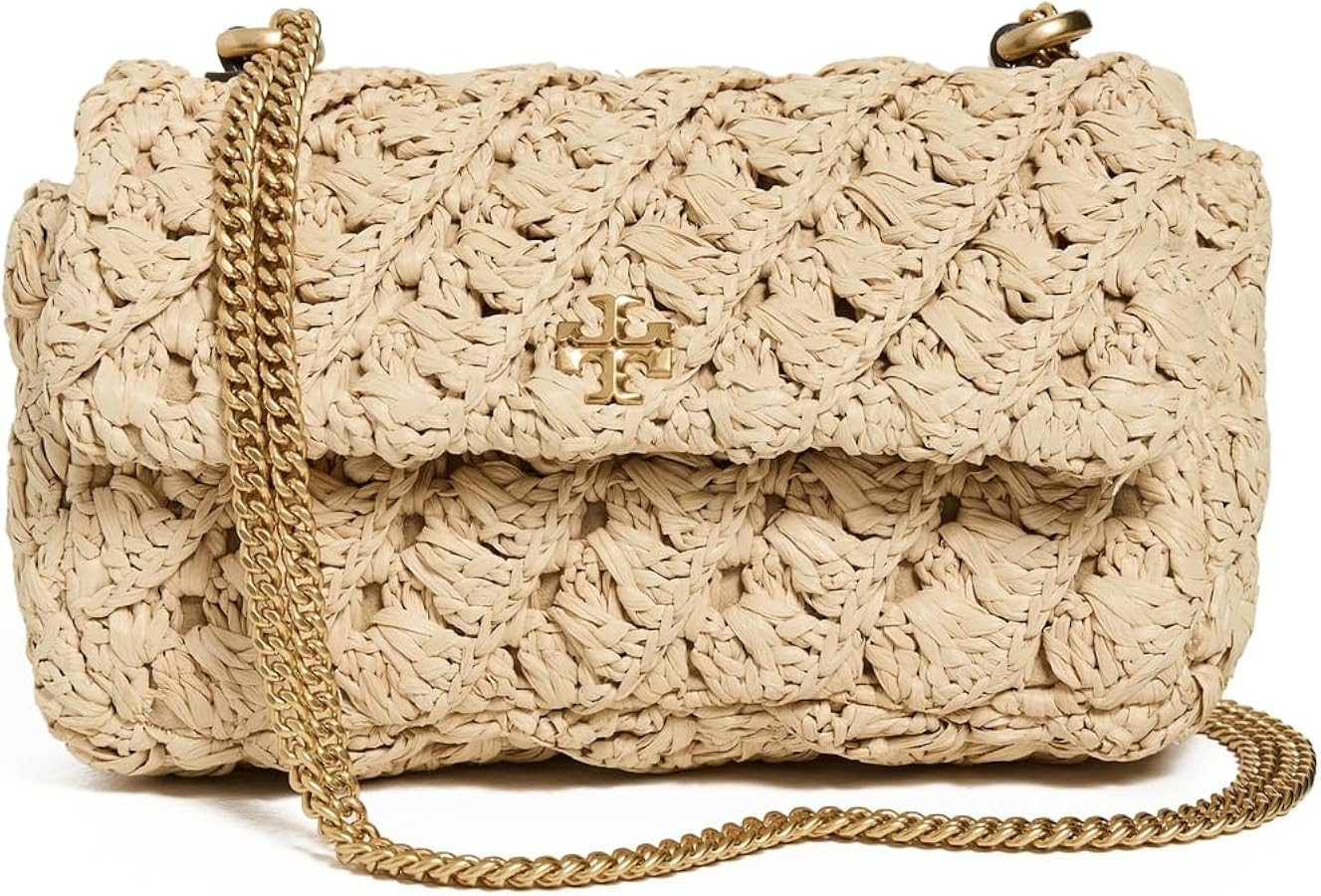 Tory Burch Women's Kira Crochet Mini Flap Bag | Amazon (US)