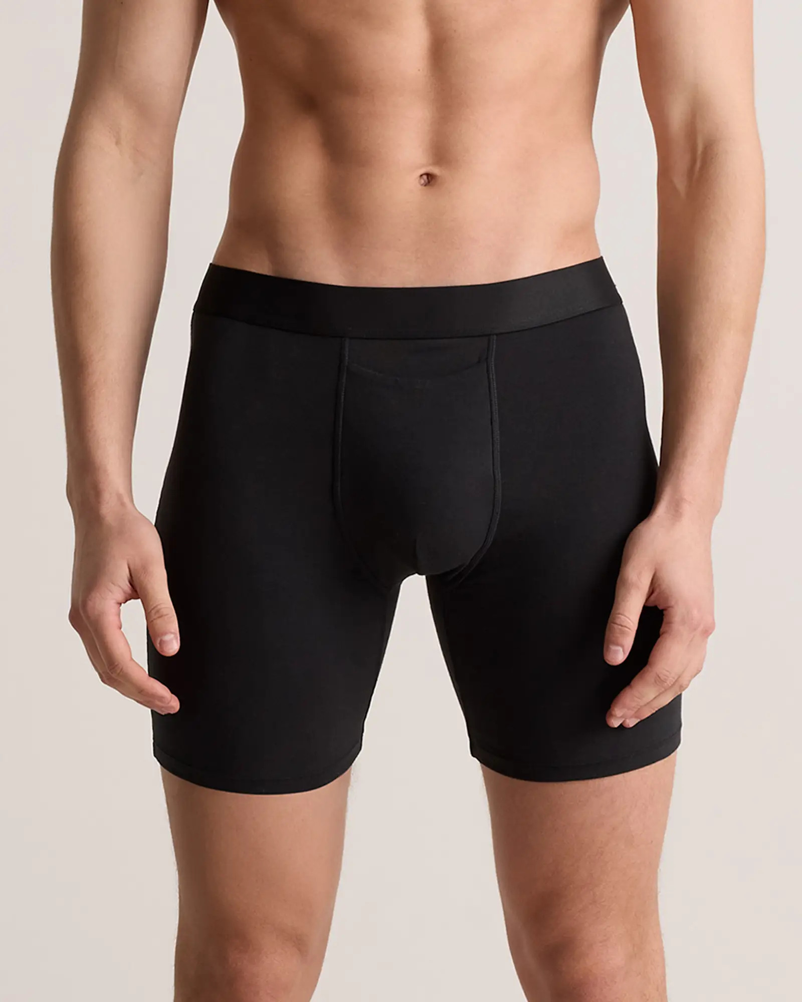 Organic Cotton 6'' Boxer Brief (3-pack) in Black | Quince
