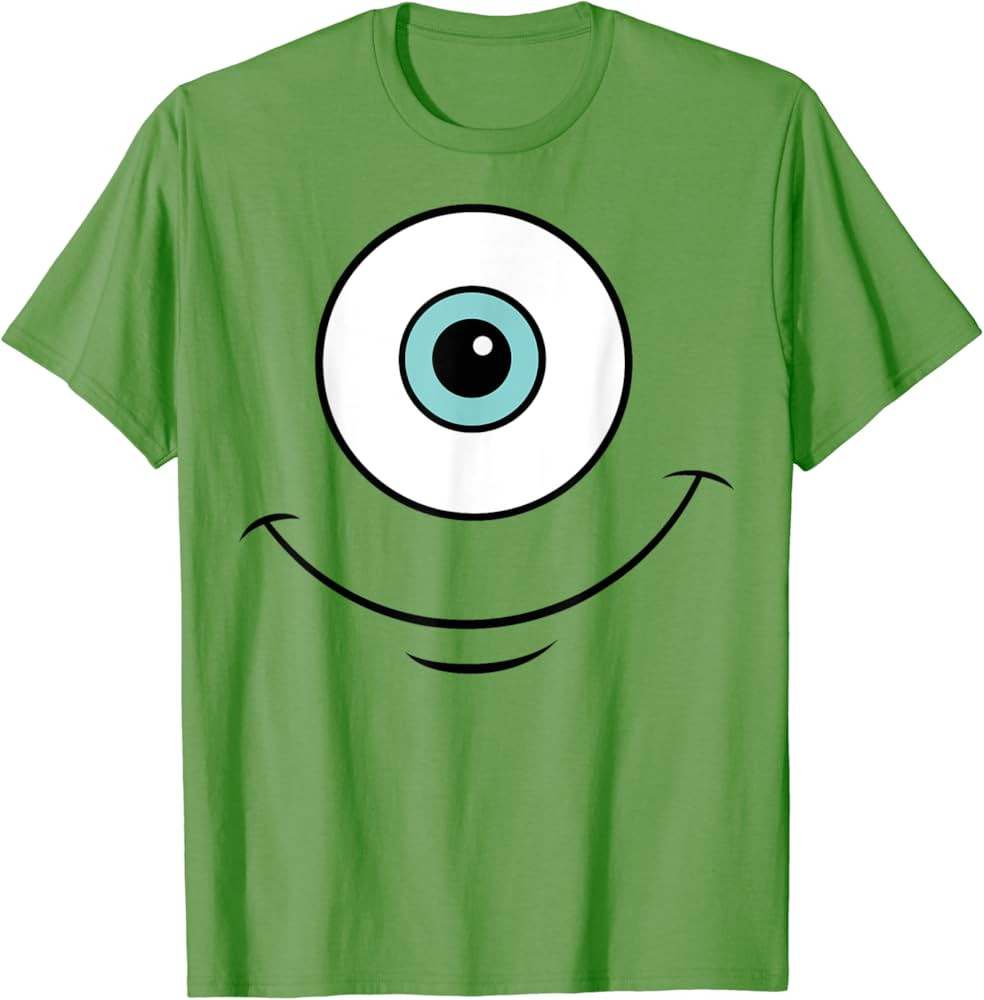 Disney Pixar Monsters, Inc. Halloween Mike Face Costume T-Shirt | Amazon (US)