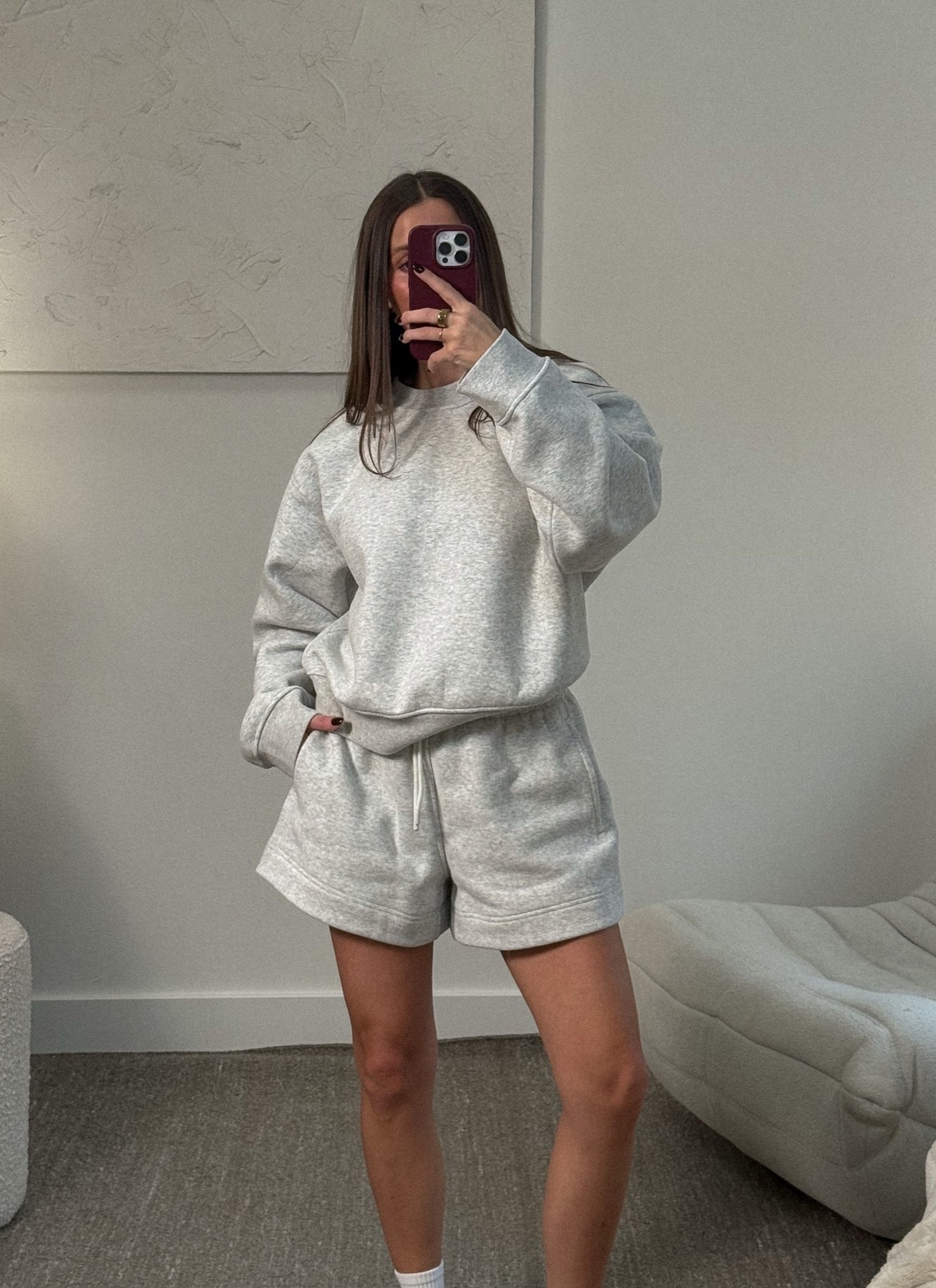 today’s work from home uniform ⛅️ all lululemon — cozy, easy, and still feels a little put together

Spring outfits, lululemon outfit, lululemon loungewear, lululemon set, work from home outfit, cozy outfit inspo, matching sweats set, sweat shorts outfit, casual comfy outfit, athleisure outfit, off duty style, everyday loungewear, neutral outfit inspo, comfy basics outfit, relaxed fit outfit, minimal style outfit, cozy girl aesthetic

#LTKdayinmylife #LTKPetite #LTKootd