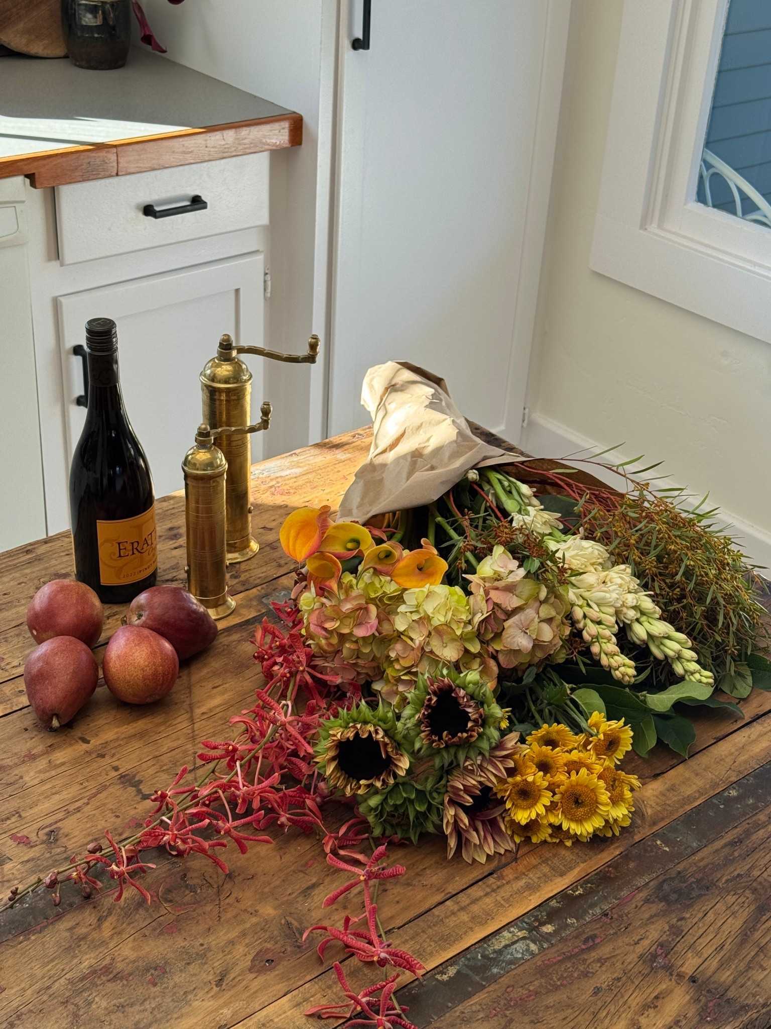 Brass salt and pepper mills! 