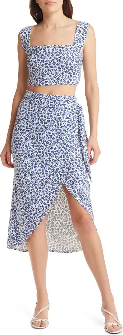 Reformation Rika Two-Piece Floral Print Dress | Nordstrom | Nordstrom