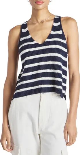 Splendid Deirdre Stripe Cotton Sweater Tank | Nordstrom | Nordstrom