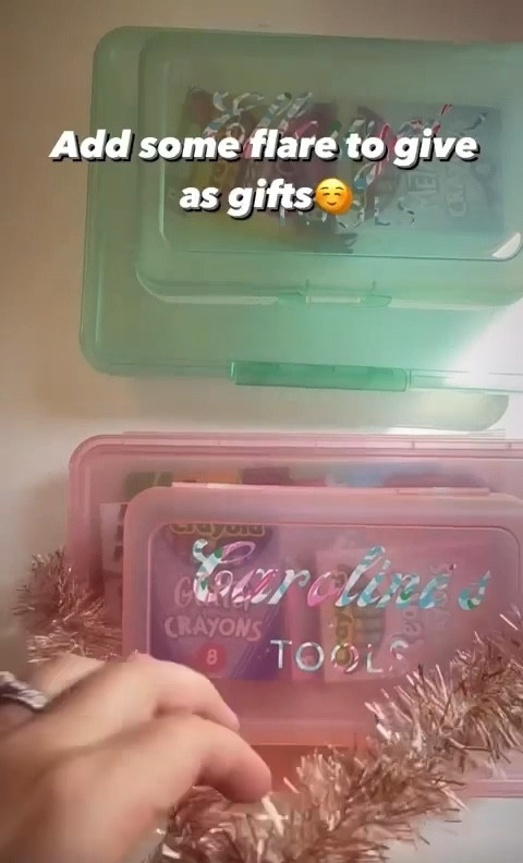 Setup your kids for Back To School time with these easy customizations for pencil and work boxes! I used my vinyl cutting machine to make the customizations for my girls school boxes. 

#LTKGiftGuide #LTKkids #LTKU