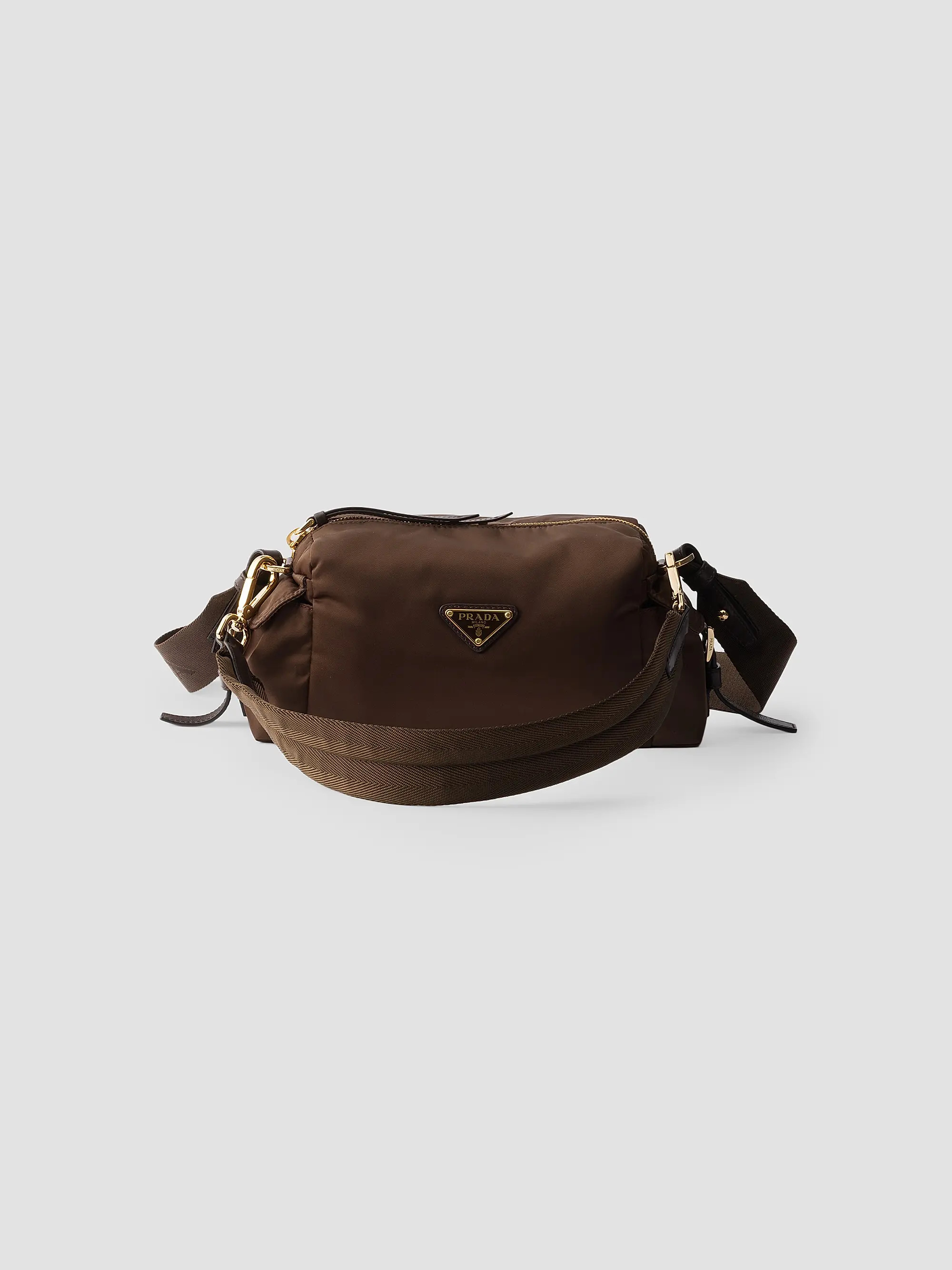 Explore Small Re-Nylon and Leather Shoulder Bag | Saks Fifth Avenue