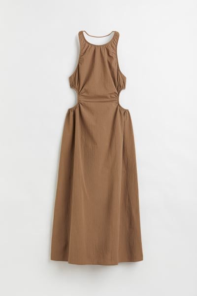 Gathered cut-out dress | H&M (UK, MY, IN, SG, PH, TW, HK)