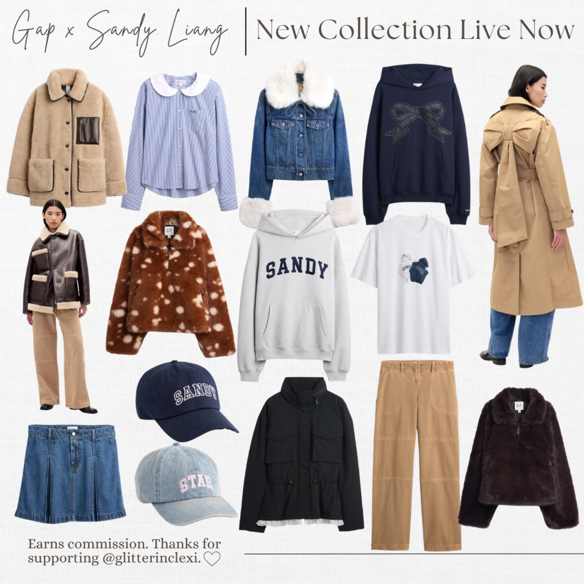 New Gap collection with Sandy Lang