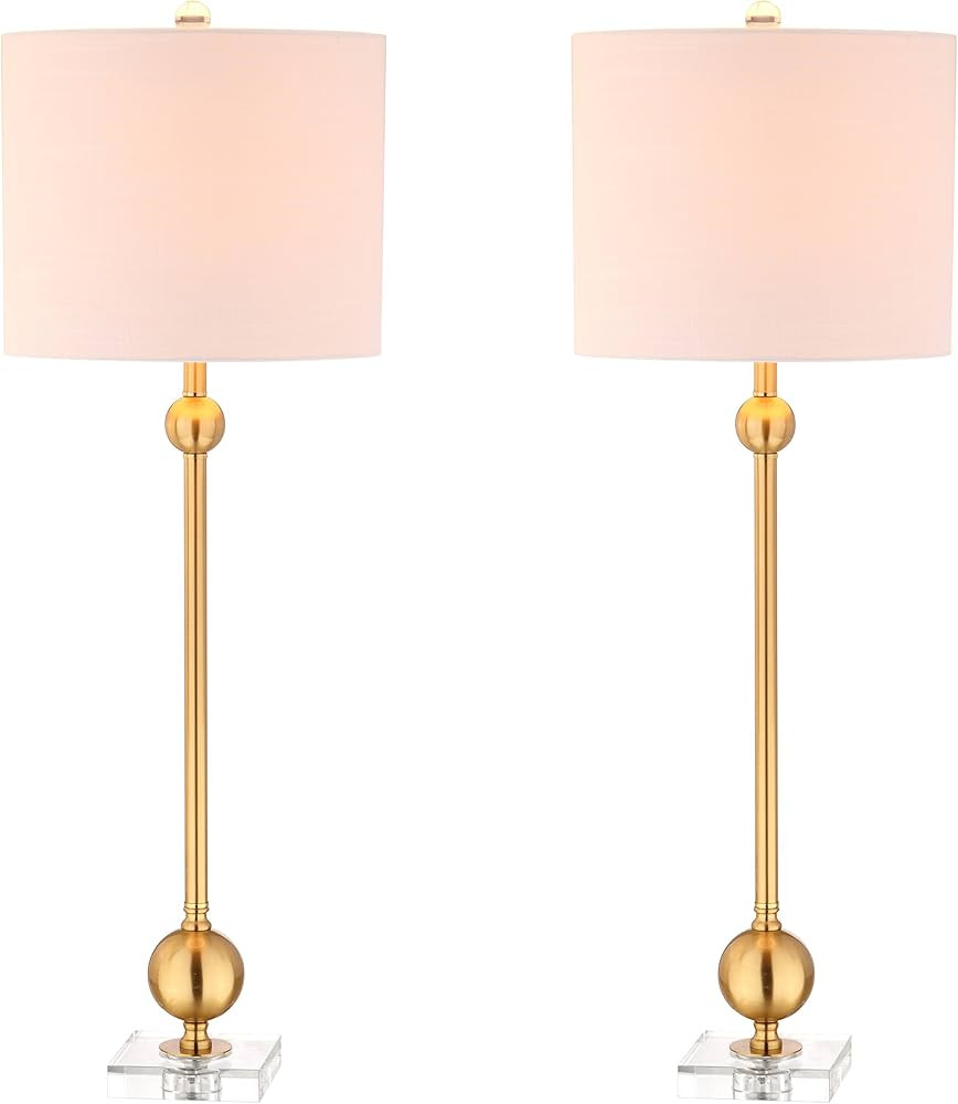 JONATHAN Y JYL2010A-SET2 Set of 2 Table Lamps Hollis 34" Metal LED Table Lamp Modern Contemporary... | Amazon (US)