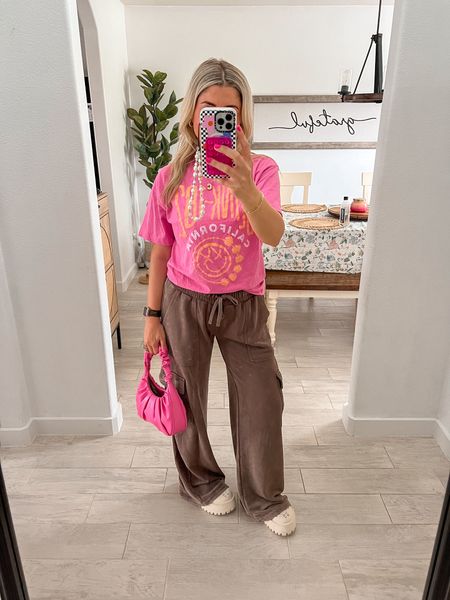 Casual outfit 
Tee xs
Cargo pants xs
Gucci slides tts
Travel outfit 
Spring outfit 
Summer outfit 
Vacation outfit 

#LTKitbag #LTKfindsunder100 #LTKshoecrush