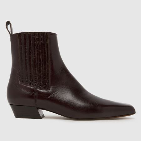 Womens Brown schuh Cova Leather Chelsea Boots | schuh | Schuh