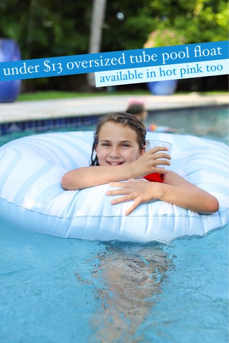 Under $13 oversized tube ring float 

#LTKSwim #LTKStyleTip #LTKSeasonal