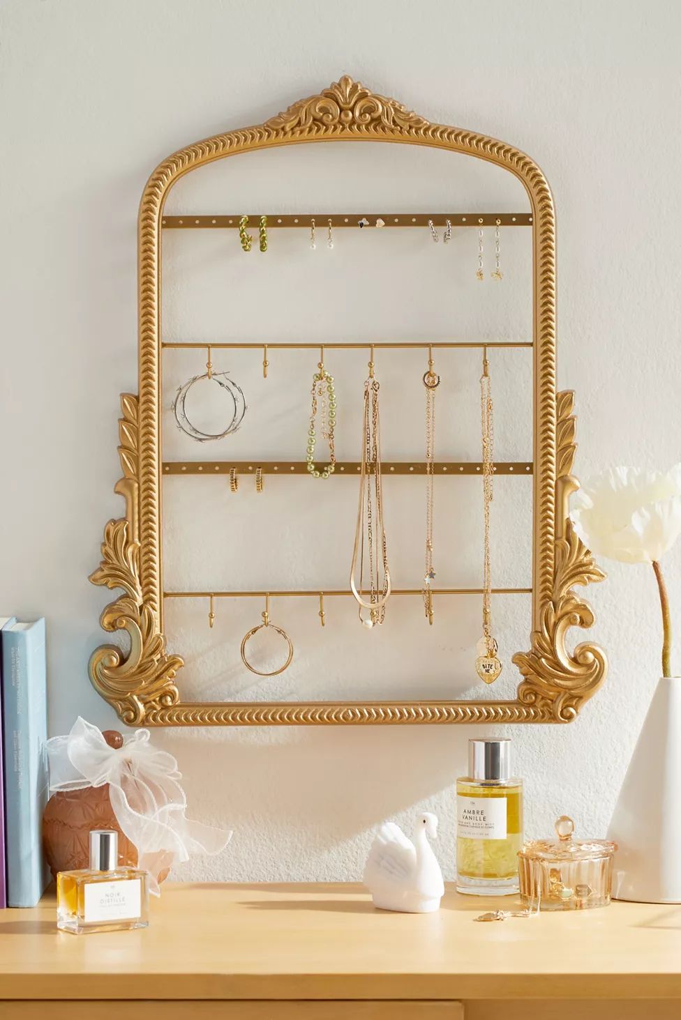 Gold Ornate Jewelry Organizer | Urban Outfitters (US and RoW)