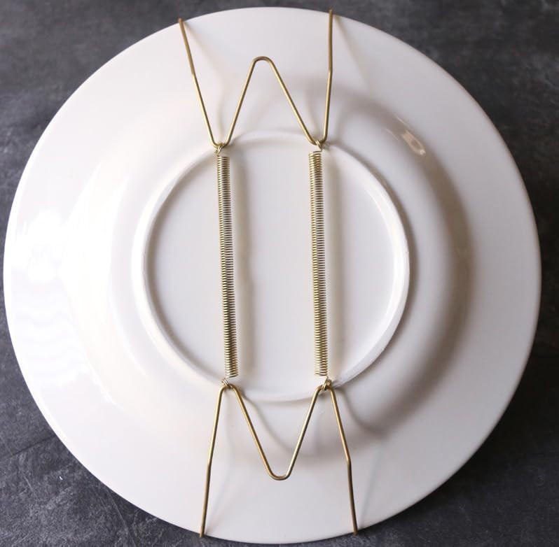 Fasunry 10 Pack Plate Hangers, 8 Inch Wall Plate Hangers and 12 Pack Wall Hooks, Compatible 7.5 to 8 | Amazon (US)