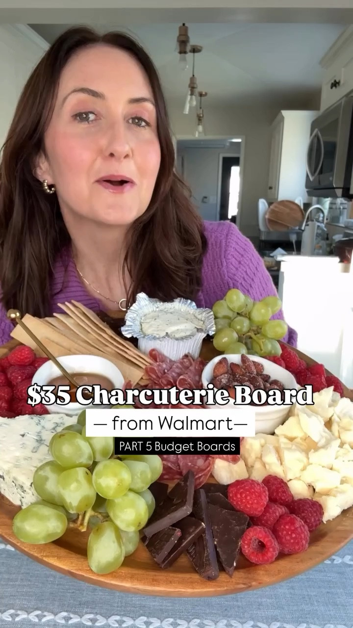 Looking to make a beautiful charcuterie board on a budget? Here’s the secret: You don’t need a specialty cheese shop to build a show-stopping charcuterie board! I’ll be honest, I don’t go to Walmart super often, but when I do, I’m always happy to find great cheeses (find the specialty cheese section near the produce!) and seasonal treats at great prices.

#LTKfoodie #LTKSeasonal
