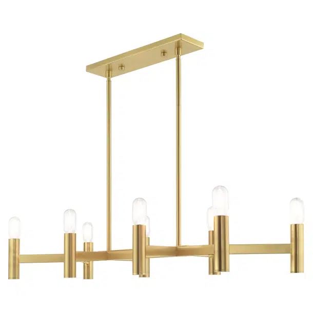 Aschraf 8 Light Metal Dimmable Kitchen Island Chandelier | Wayfair North America