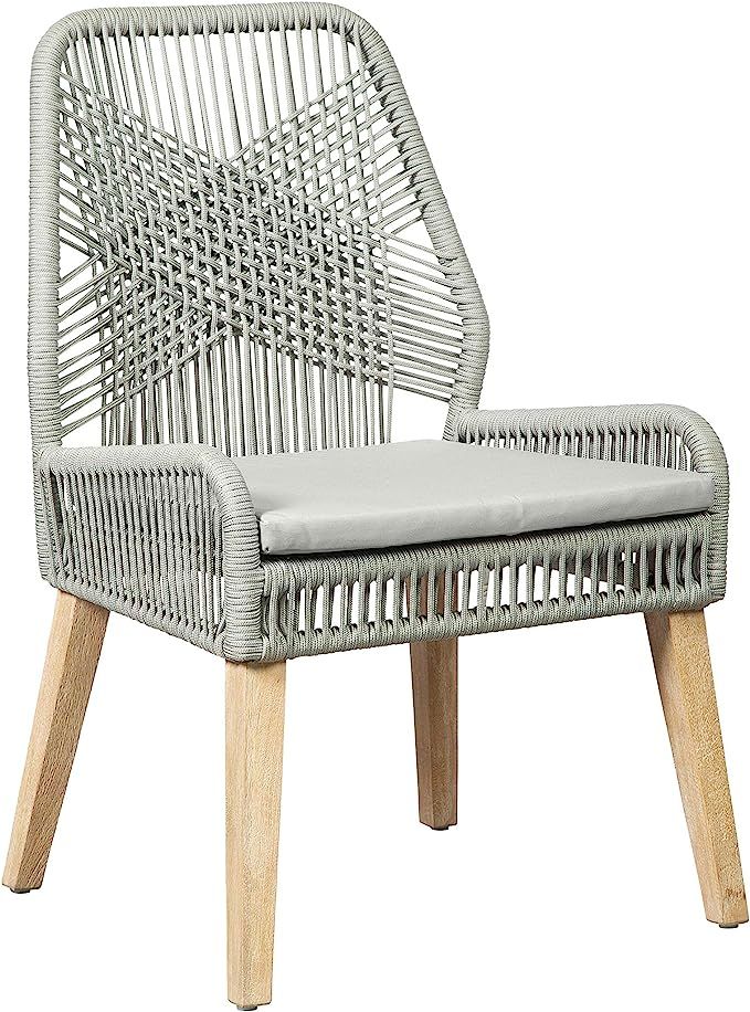 Coaster Sundance Cushion Seat Dining Chairs, Set of 2, Grey | Amazon (US)