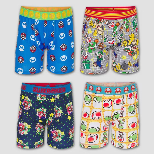Boys' Super Mario 4pk Underwear | Target